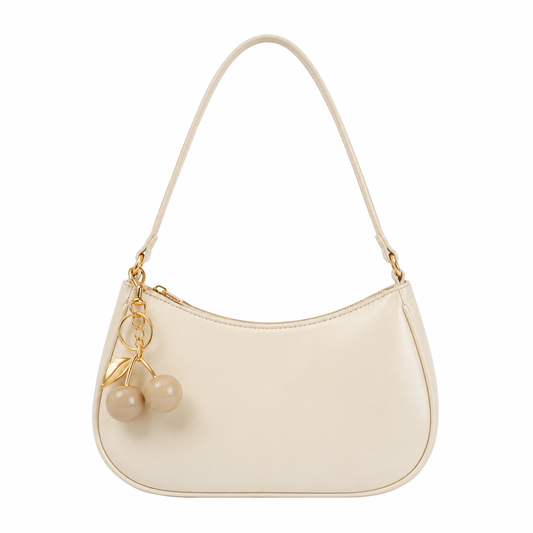 Bagmo Women's Cream Shoulder Handbag