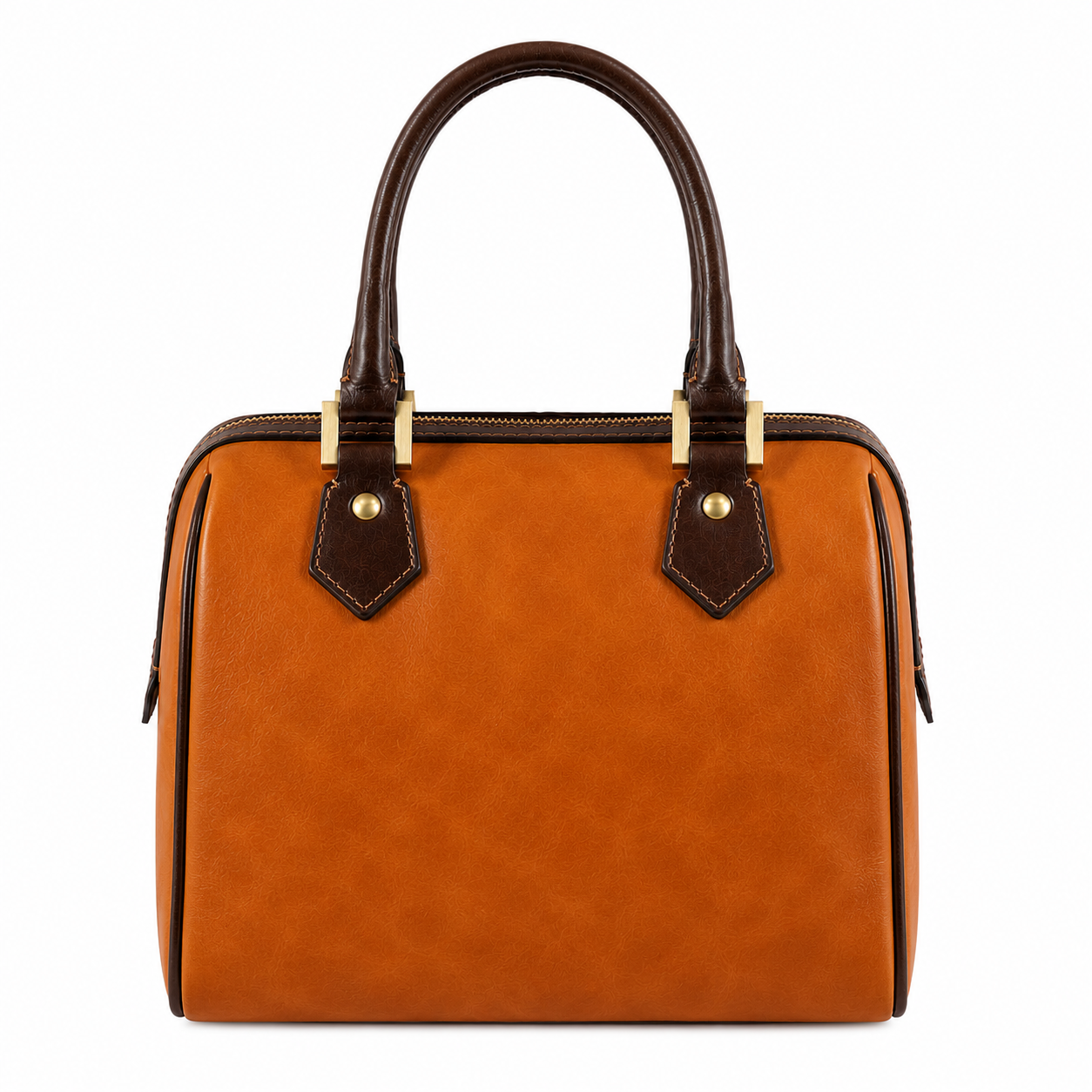 Bagmo Women's Tan Brown Top Handle Handbag