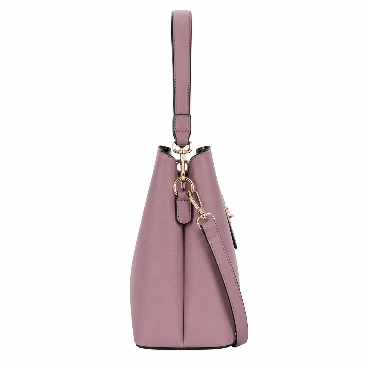Bagmo Women's Dusty Mauve Top Handle Shoulder Bag